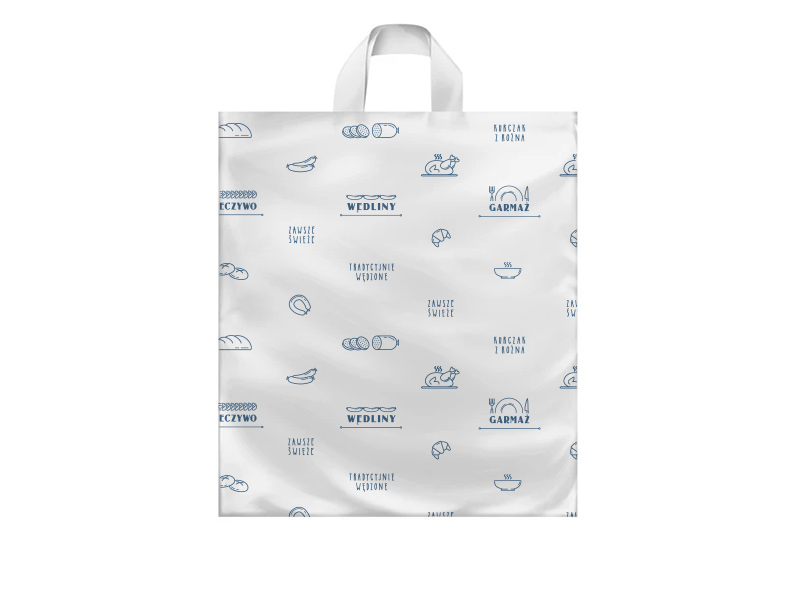 Torba plastikowa z nadrukiem